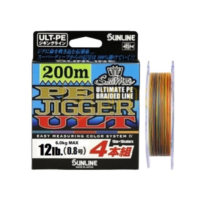 Плетеная леска PE Jigger ULT 4 200м
