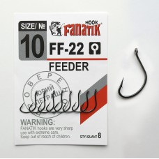 Одинарный крючок FF-22 Feeder - Одинарные крючки Fanatik - Оснастка
