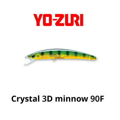 Воблер Crystal 3D minnow 90F
